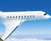 Bombardier en gzde i jeti Global 5000'i getiriyor